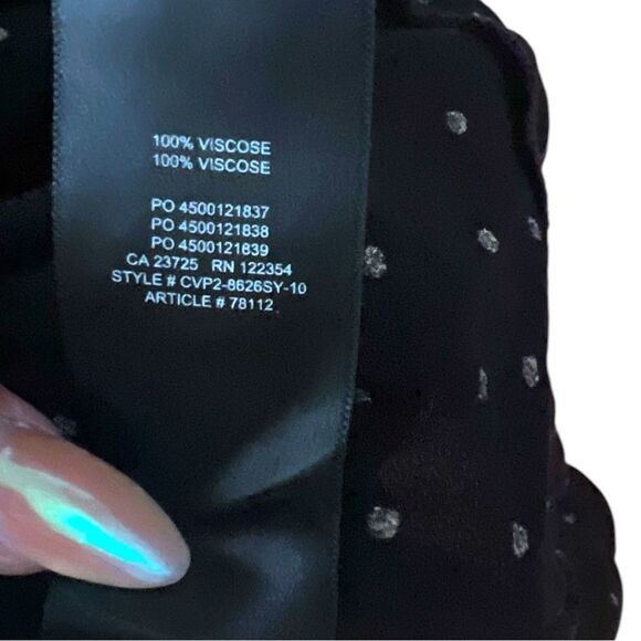 NWT Sunday Best Aritza New Ruffle Black Wrap Size XS - Picture 6 of 8